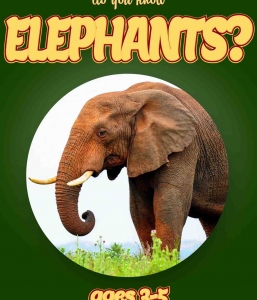 Elephant Facts For Kids Ages 3-5 “Do You Know Elephants?” Non Fiction Picture Book