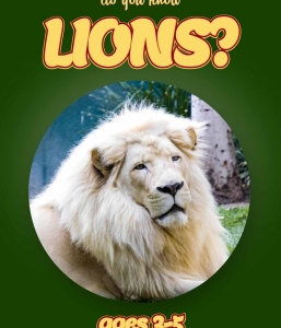 Lion Facts For Kids Ages 3-5 “Do You Know Lions?” Non Fiction Picture Book